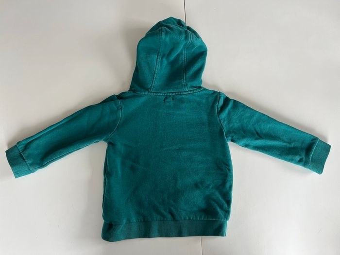 Sweat à capuche vert skate 4 ans - photo numéro 3