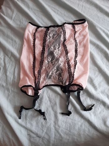 Bustier jarretelles