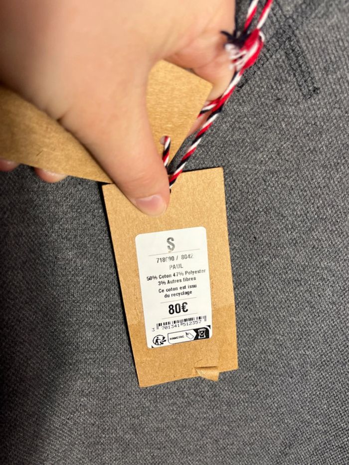 Sweat Paul gris en coton recyclé - Taille S - photo numéro 10