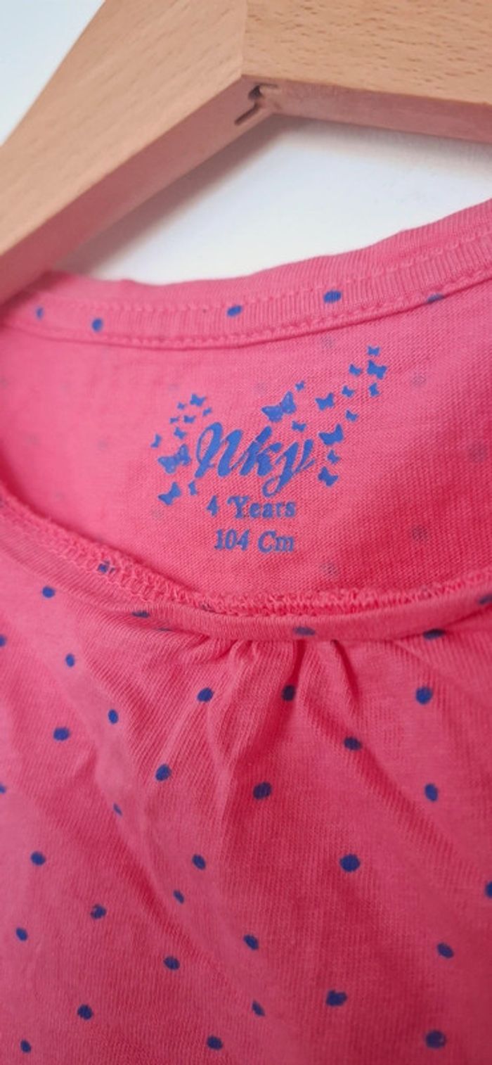 T-shirt manches courtes fille – Coloré & girly, parfait pour le printemps ! 🌷 - photo numéro 3