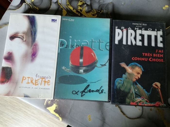 Lot 3 VHS. François Pirette.