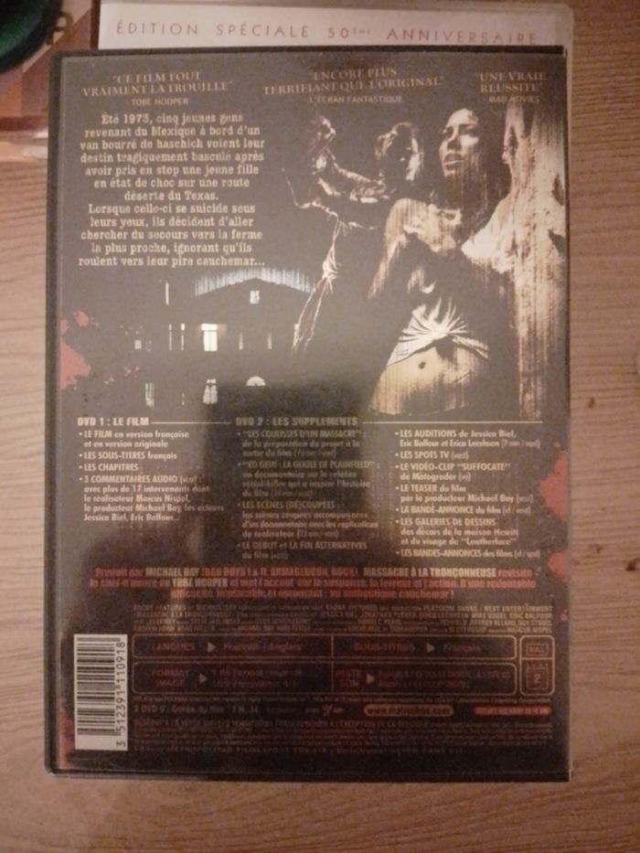 Dvd massacre a la tronçonneuse edition collector 2 dvd - photo numéro 2