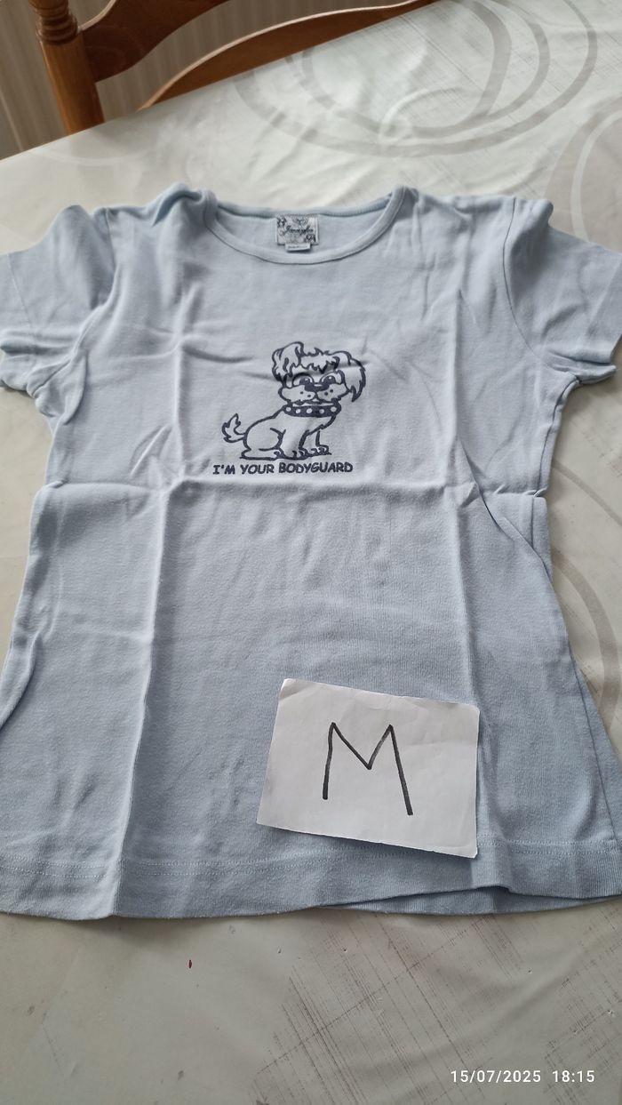 T-shirt M Jennyfer bleu ciel