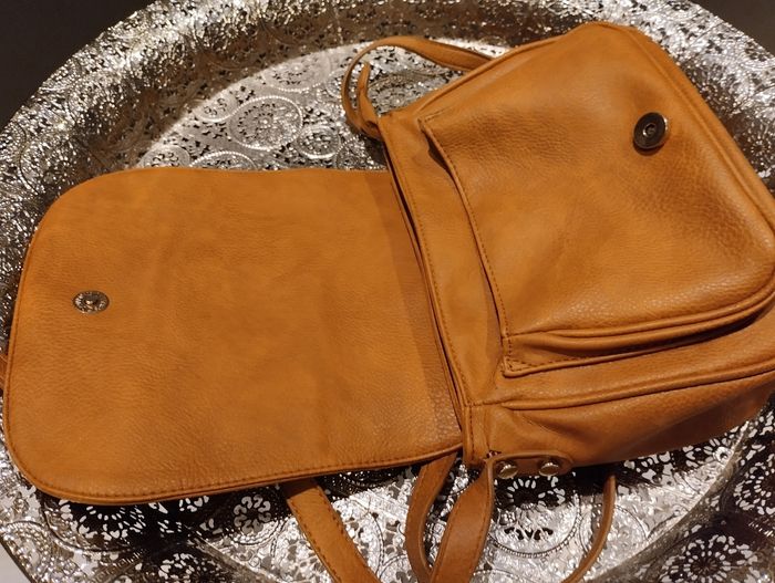 Sac à main simili cuir Camel 🤎 - photo numéro 2