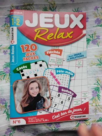 Jeux relax multijeux niveau 1 et 2 numéro 6