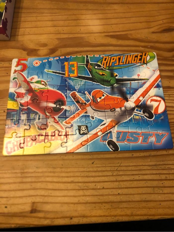 1 boîte de puzzle planes avec 4 puzzles - photo numéro 8