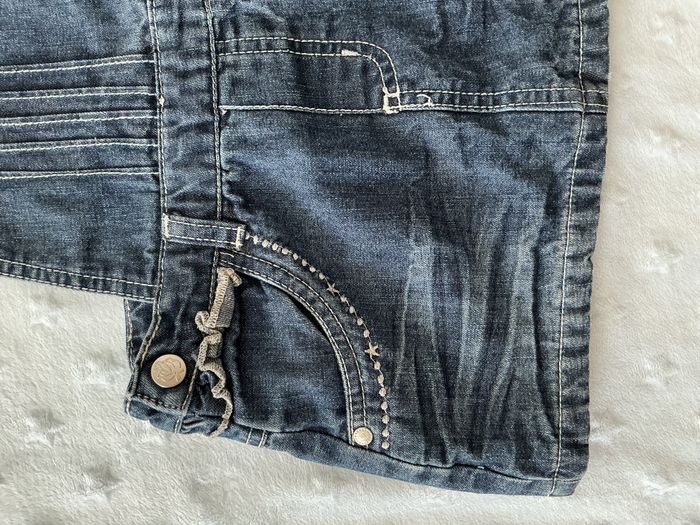 robe salopette en jean bleu poches cotés 12 mois tissaia - photo numéro 6