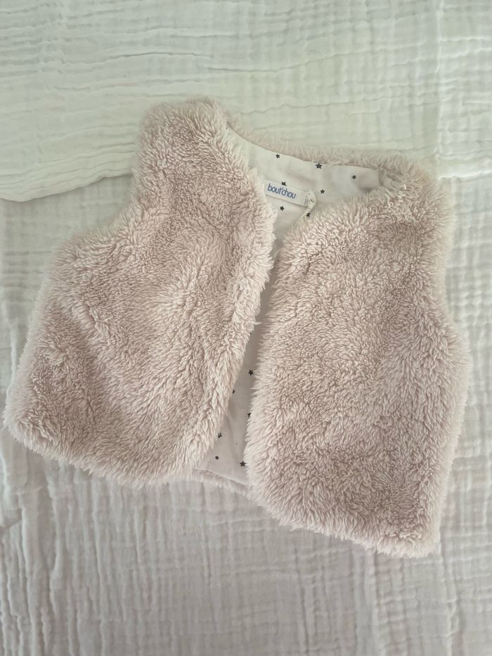 Gilet sans manches bébé 1 mois