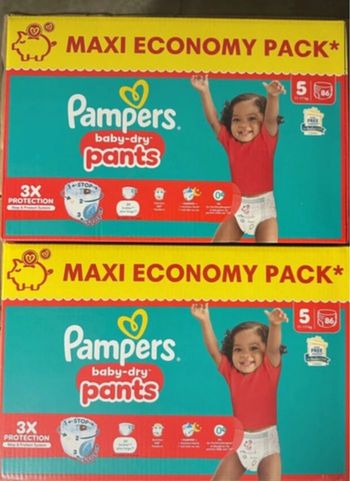 Pampers pants T5 « 86 couches x2 » (172)