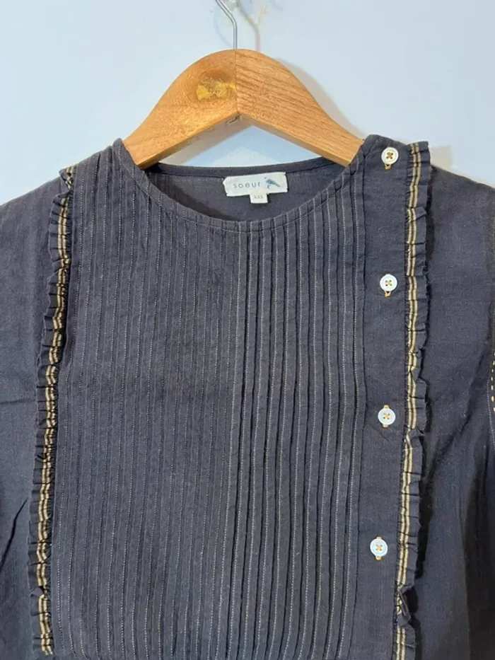 Blouse Sœur marron - photo numéro 3