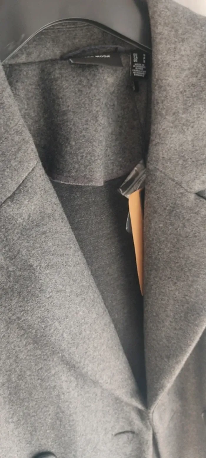 Vero Moda manteau classique gris foncé taille S neuf - photo numéro 8