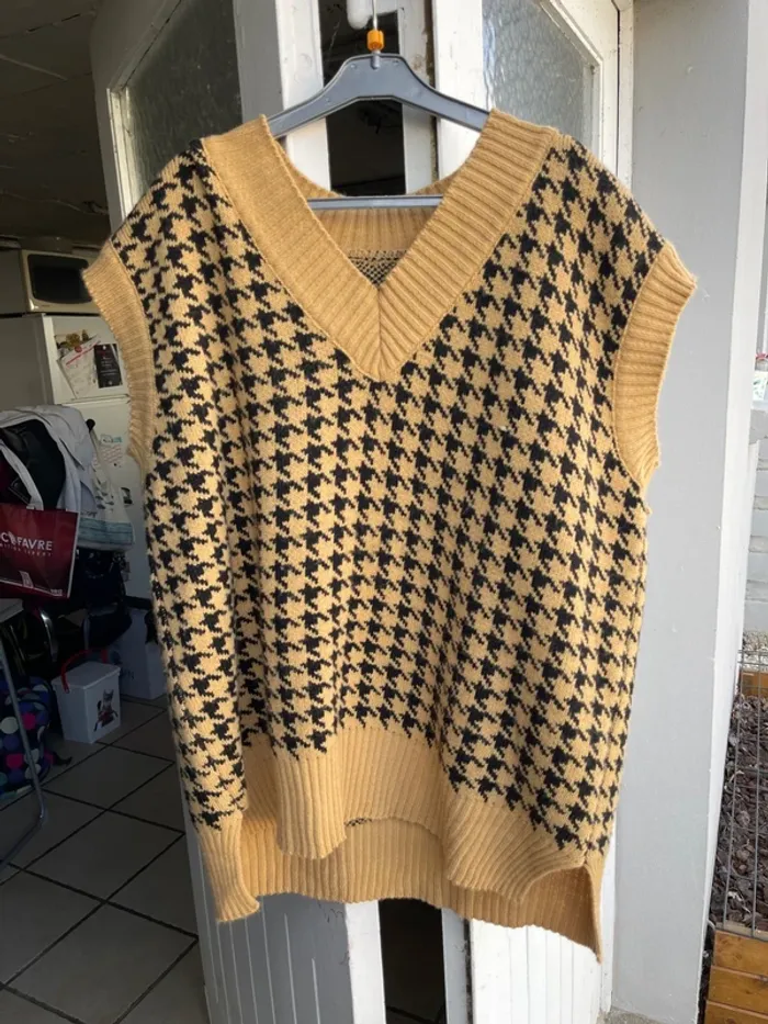 Pull sans manches Oversize taille unique