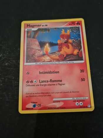 Carte pokémon Magmar 54/123