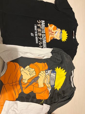 Lot de 2 t shirt naruto