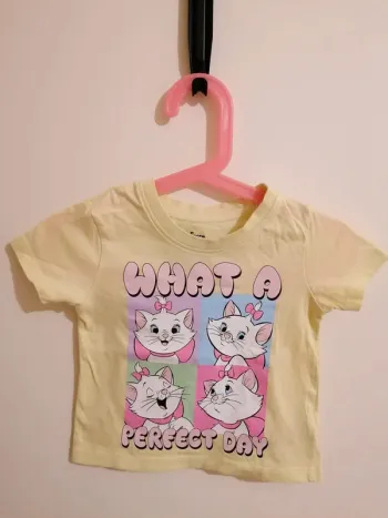 Tee-shirt Marie les aristochats disney primark 9-12 mois