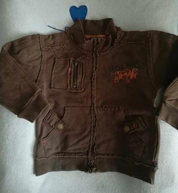 Gilet zippé Orchestra 2 ans garçon