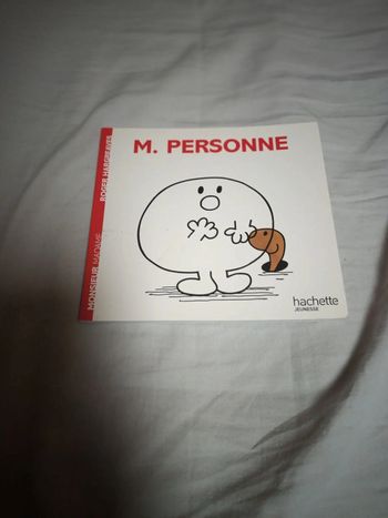 Livre Monsieur Personne