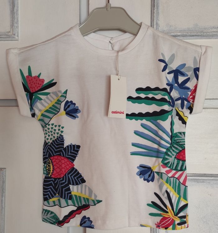 Tee-shirt blanc CATIMINI