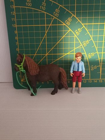 Schleich cheval avec garçon