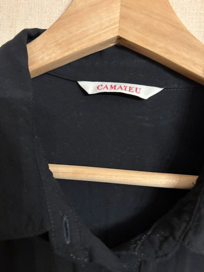 Chemisier noir camaïeu taille 42 - photo numéro 2