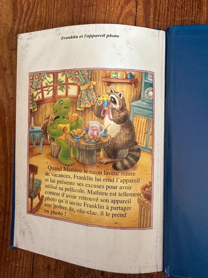 Livre album Franklin tortue et l’appareil photo bibliothèque Hachette des petits je lis tout seul - photo numéro 4