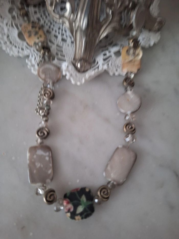 Collier vintage shabby - photo numéro 5
