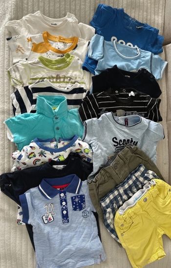 Lot garçon t shirt et short