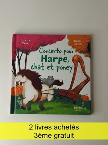 Livre illustré dès 6 ans Concerto pour Harpe de Katherine Pancol