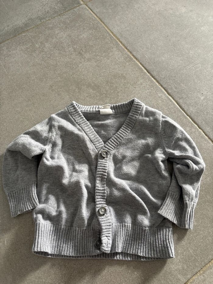 Gilet gris clair
