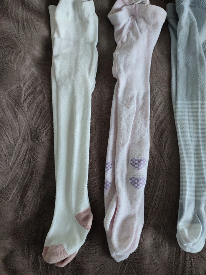 Lot de 4 collants 6/12mois - photo numéro 2