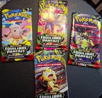 4 boosters Me03 Équilibre parfait Pokémon 
