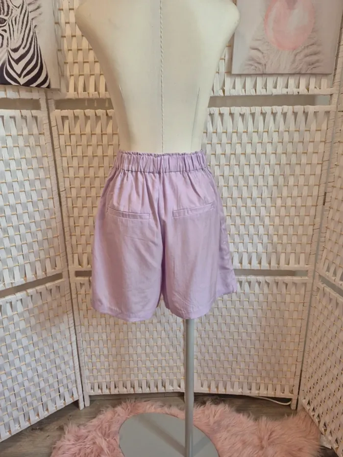💕joli short taille haute fluide Mauve - tendance et féminin TS / 36 bizzbee 💕 - photo numéro 2
