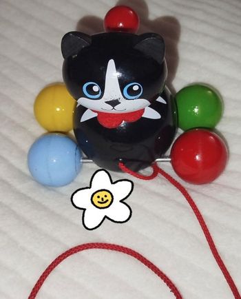 Vilac Jouet à tirer Minou le Chat 