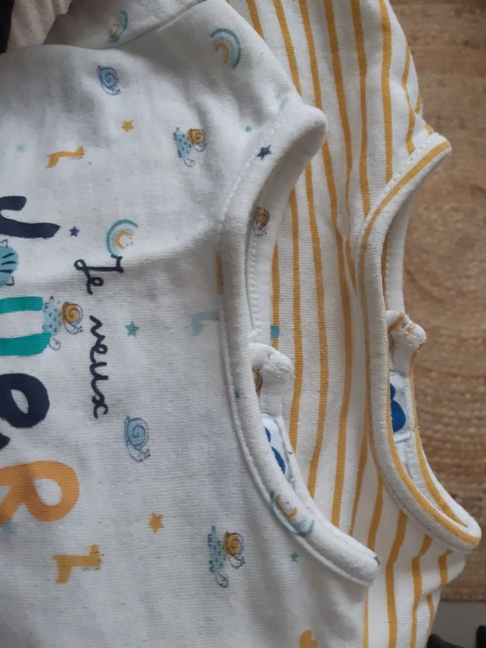 Lot de 2 hauts manches longues et pantalon Mots d'enfants 9 mois - photo numéro 7