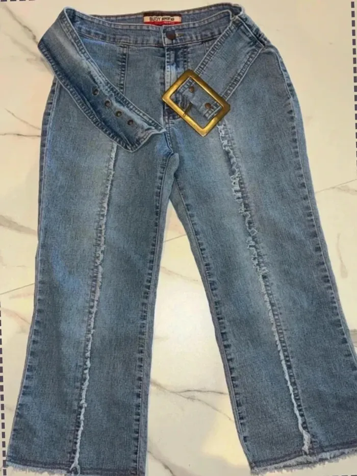 Jeans BUDY Jeans bleu taille S - photo numéro 2