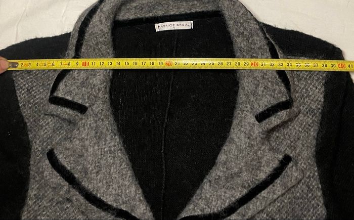 Veste/gilet »Patrice Breal »noire et grise - photo numéro 3