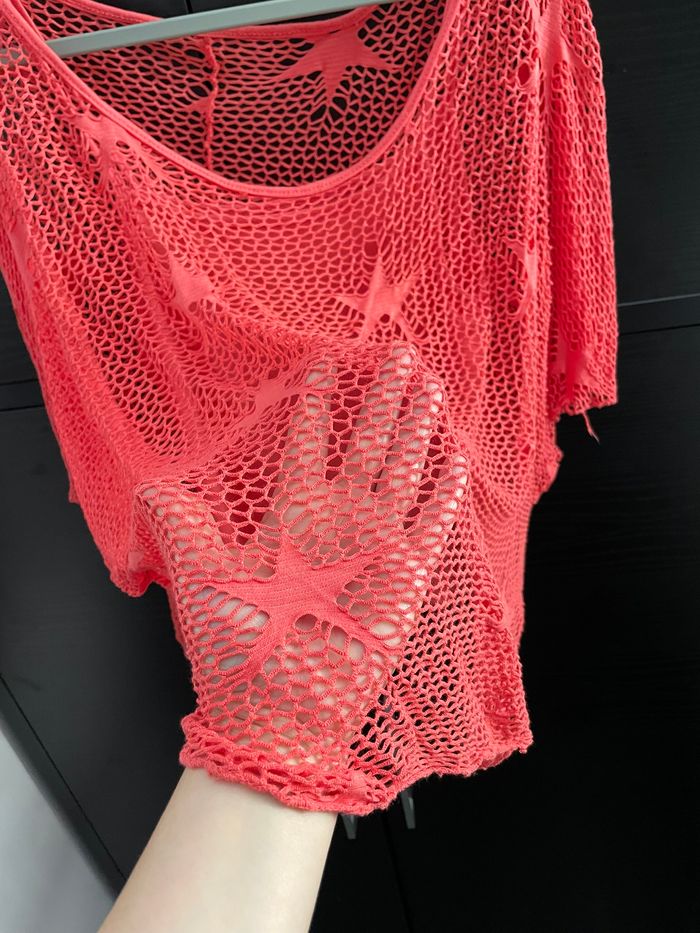 Tee-shirt corail - photo numéro 5