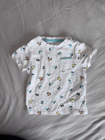 T-shirt été neuf T12M 74cm obaïbi