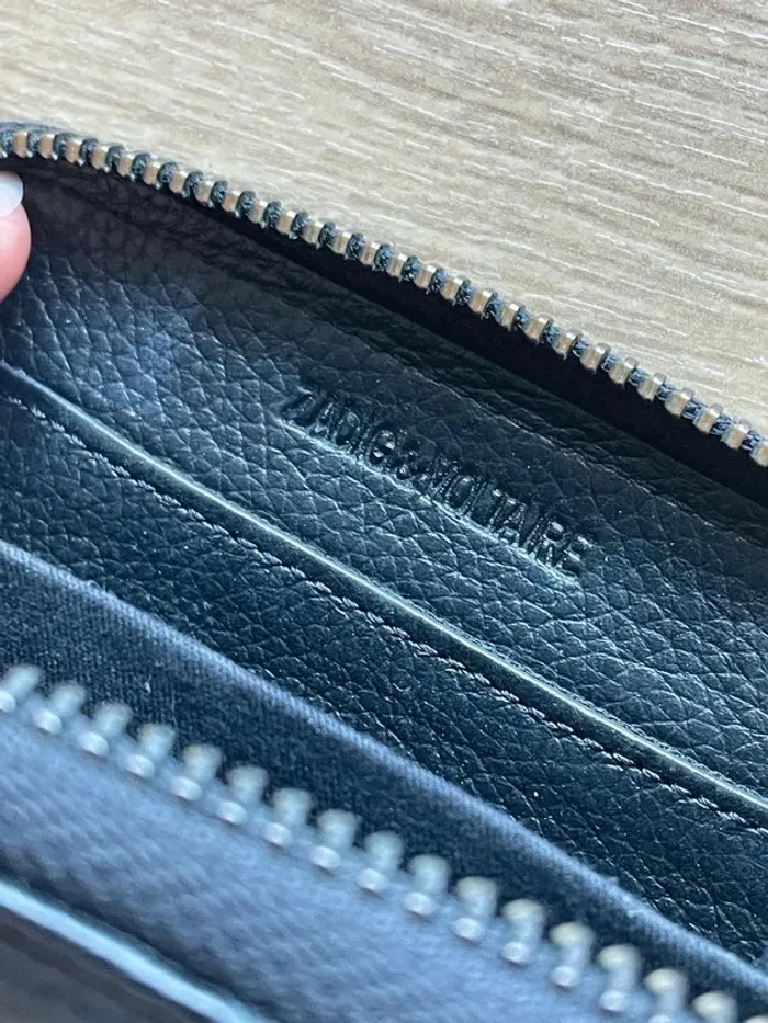 Petit porte-monnaie Zadig & Voltaire cuir croco - photo numéro 5