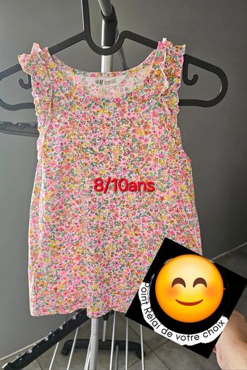 Débardeur fille h&m 8 / 10 ans fille