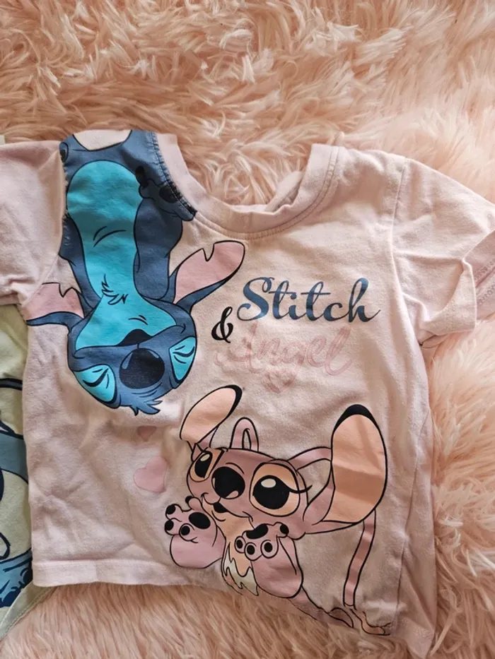 Lot 2 t-shirts stitch - photo numéro 3