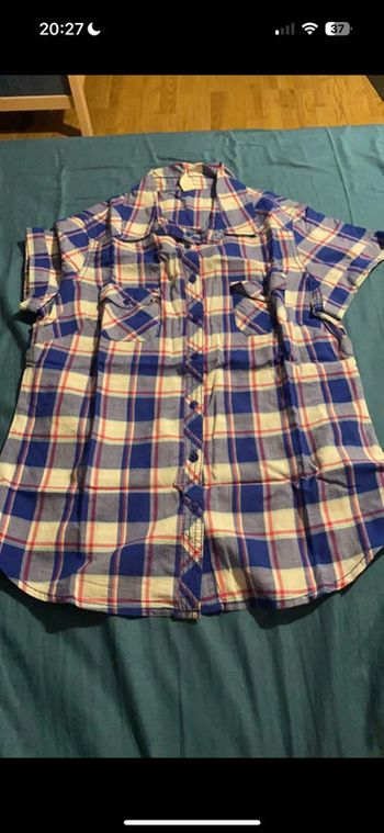 Chemise Taille 36 Kiabi Bleu rose