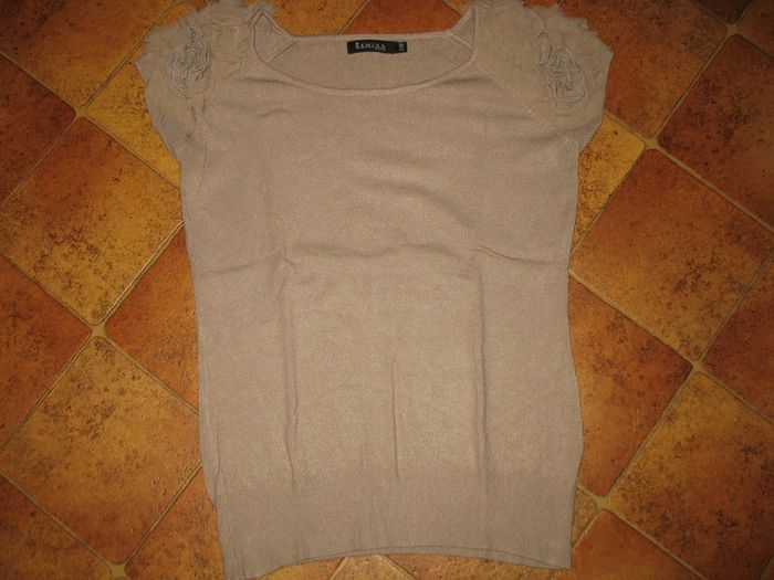 PULL MC BEIGE "REMIXX" - Taille S / M - n°01