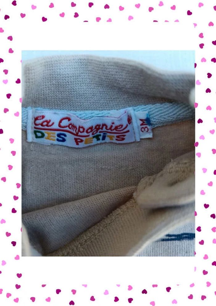 Tee shirt 3 mois La Compagnie des Petits - photo numéro 3