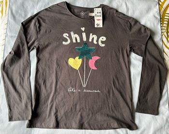 NEUF : t-shirt manches longues fille 13-14 ans