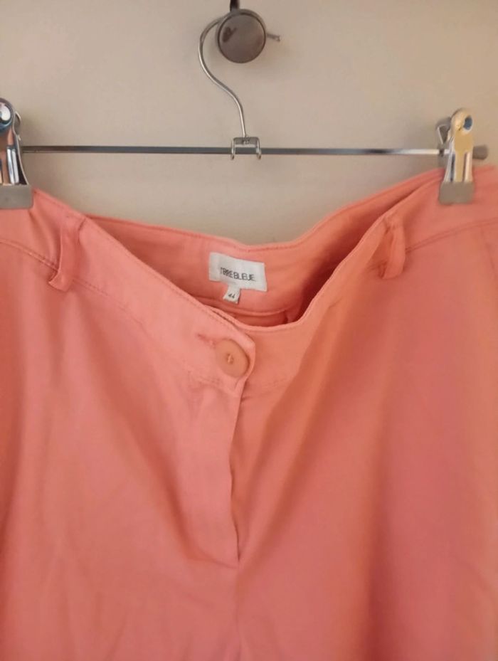 Pantalon abricot femme terre bleuetaille 44 - photo numéro 3