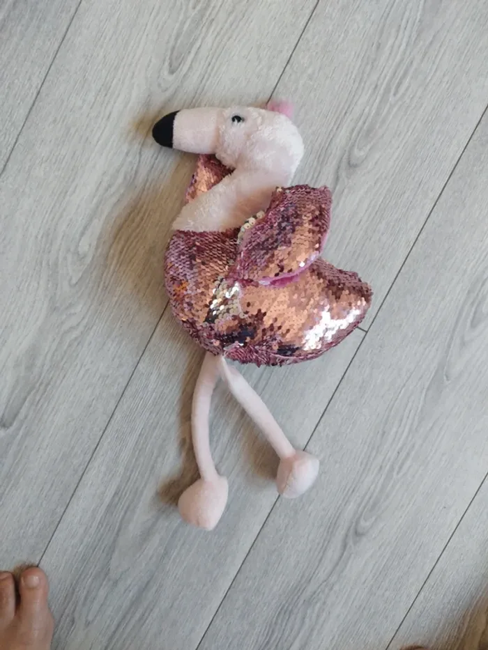 Peluche flamant rose 🦩 - photo numéro 3