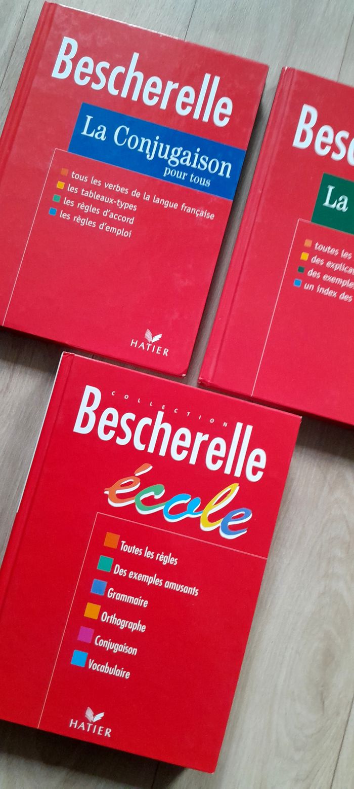 3 Bescherelle : conjugaison, grammaire pour tous + spécial école - photo numéro 2