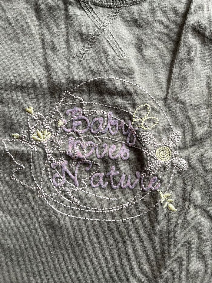T-shirt Baby loves nature - photo numéro 2