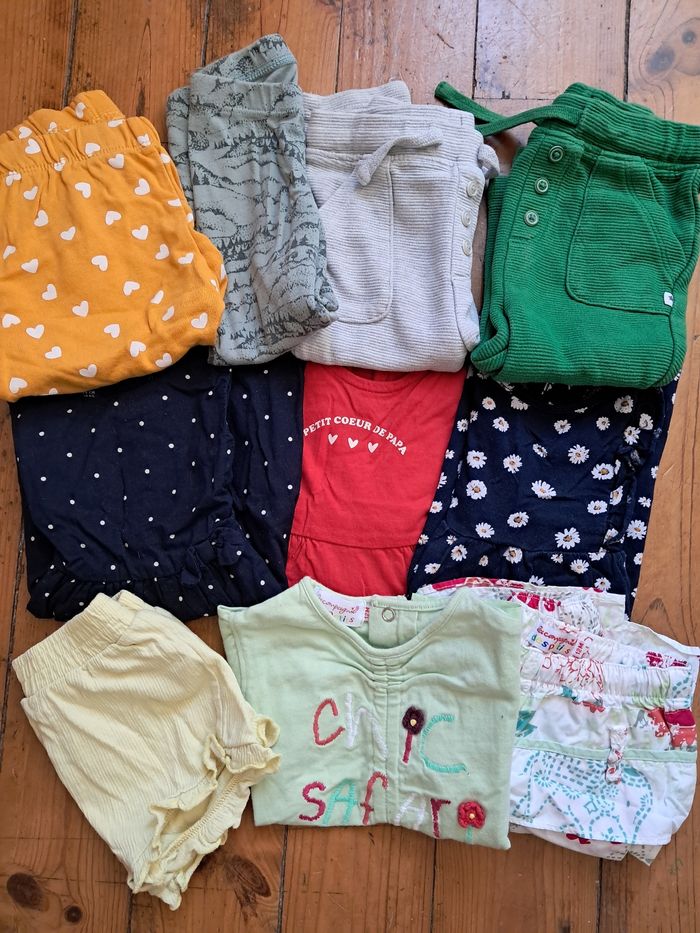 Lot vêtements fille 12 mois - photo numéro 1